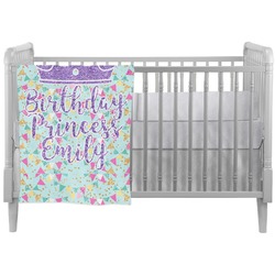 Birthday Princess Crib Comforter / Quilt (Personalized)