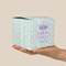 Birthday Princess Cube Favor Gift Box - On Hand - Scale View