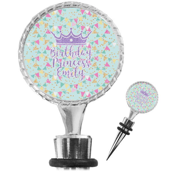 Custom Birthday Princess Wine Bottle Stopper (Personalized)