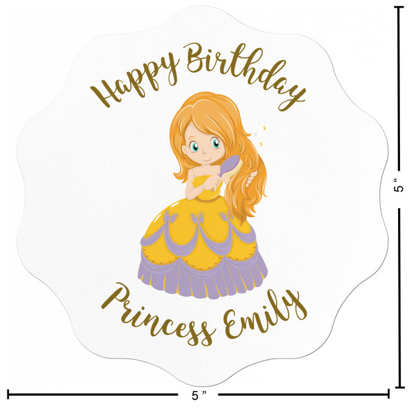Birthday Princess Custom Shape Iron On Patches - L - APPROVAL