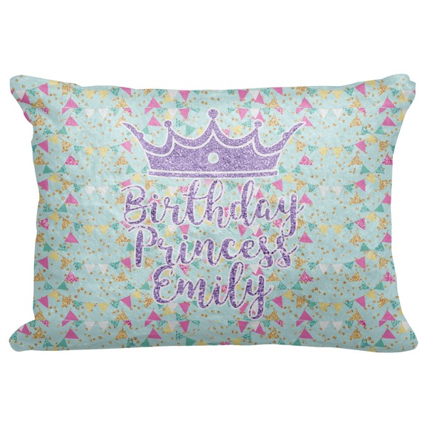 Custom Birthday Princess Decorative Baby Pillowcase - 16"x12" (Personalized)