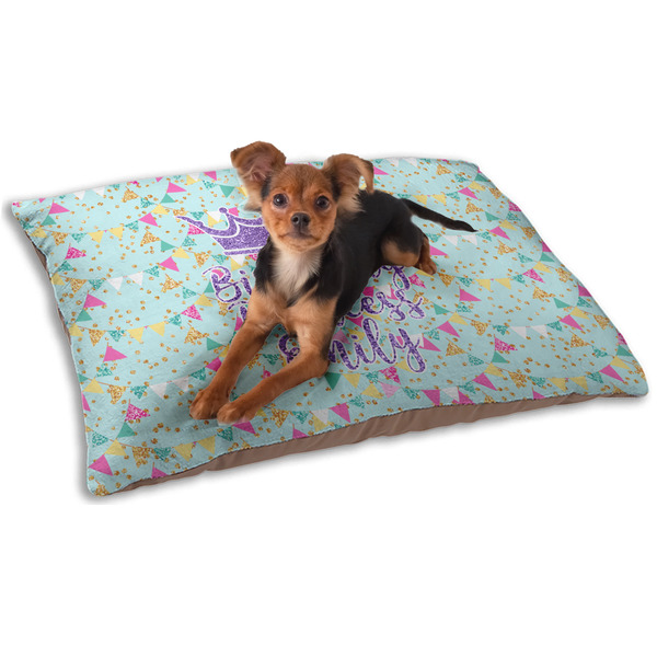 Custom Birthday Princess Dog Bed - Small w/ Name or Text