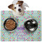 Birthday Princess Dog Food Mat - Medium LIFESTYLE