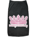 Birthday Princess Black Pet Shirt - S (Personalized)