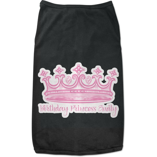 Custom Birthday Princess Black Pet Shirt - 3XL (Personalized)