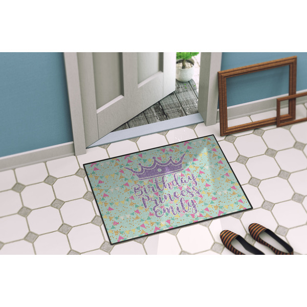 Birthday Princess Door Mat Lifestyle
