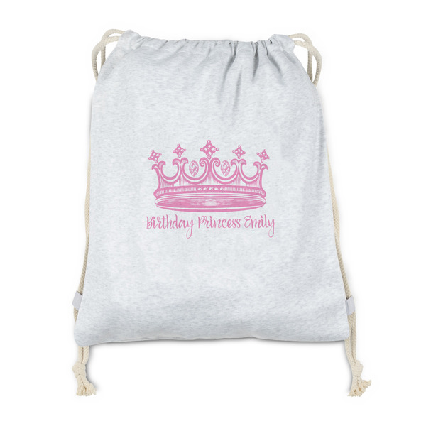 Custom Birthday Princess Drawstring Backpack - Sweatshirt Fleece (Personalized)