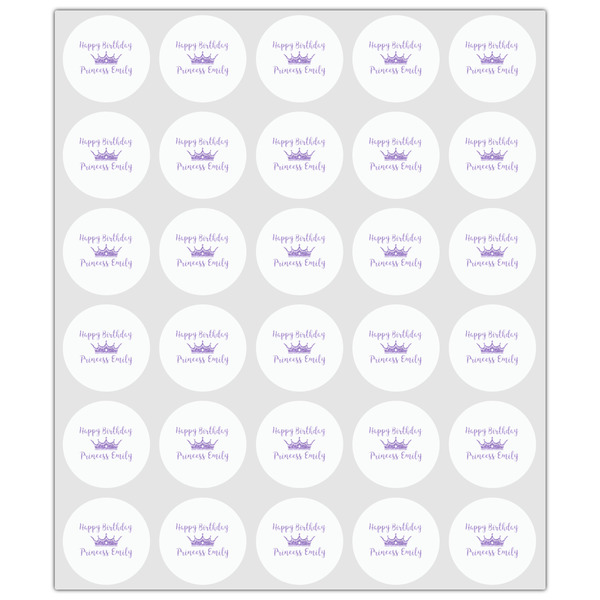 Birthday Princess Drink Topper - XSmall - Set of 30