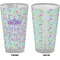 Birthday Princess Pint Glass - Full Color - Front & Back Views