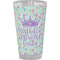 Birthday Princess Pint Glass - Full Color - Front View