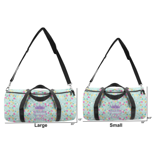 Birthday Princess Duffle Bag Small and Large