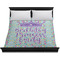 Birthday Princess Duvet Cover - King - On Bed - No Prop