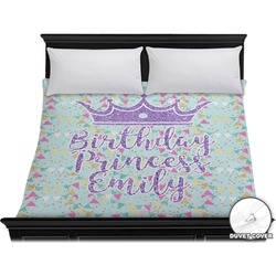 Birthday Princess Duvet Cover - King (Personalized)