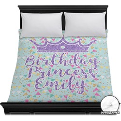 Birthday Princess Duvet Cover - Full / Queen (Personalized)