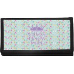 Birthday Princess Canvas Checkbook Cover (Personalized)