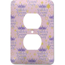 Birthday Princess Electric Outlet Plate (Personalized)