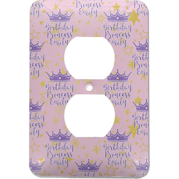 Custom Birthday Princess Electric Outlet Plate (Personalized)