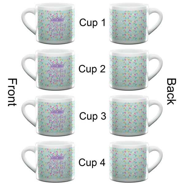 Birthday Princess Espresso Cup - 6oz (Double Shot Set of 4) APPROVAL