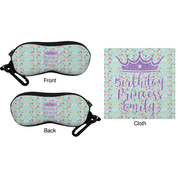 Birthday Princess Eyeglass Case & Cloth (Approval)