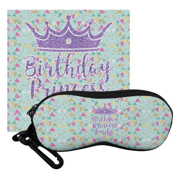 Custom Birthday Princess Eyeglass Case & Cloth (Personalized)