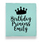 Birthday Princess Leather Binder - 1" - Teal (Personalized)
