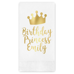 Birthday Princess Guest Napkins - Foil Stamped (Personalized)