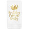 Birthday Princess Foil Stamped Guest Napkins - Front View