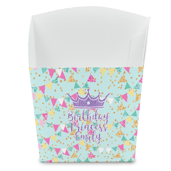 Custom Birthday Princess French Fry Favor Boxes (Personalized)