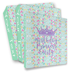 Birthday Princess 3 Ring Binder - Full Wrap (Personalized)