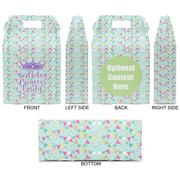 Birthday Princess Gable Favor Box - Approval