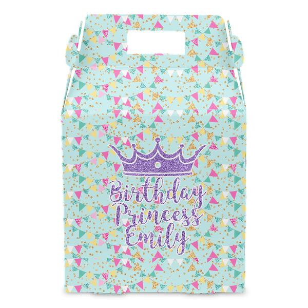 Birthday Princess Gable Favor Box - Front