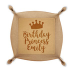 Birthday Princess Genuine Leather Valet Tray (Personalized)