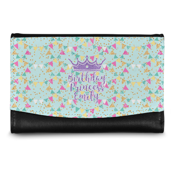 Custom Birthday Princess Genuine Leather Women's Wallet - Small (Personalized)