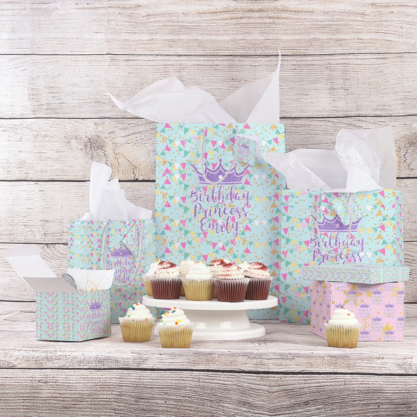 Birthday Princess Gift Bags - In Context