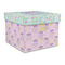 Birthday Princess Gift Boxes with Lid - Canvas Wrapped - Large - Front/Main