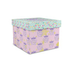 Birthday Princess Gift Box with Lid - Canvas Wrapped - Small (Personalized)