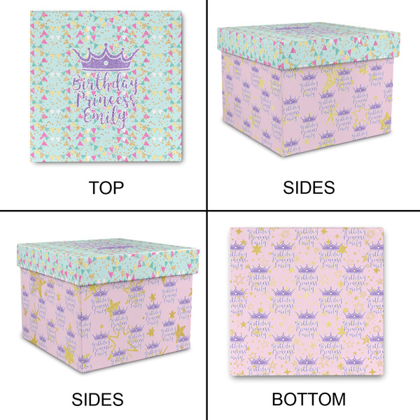 Birthday Princess Gift Boxes with Lid - Canvas Wrapped - X-Large - Approval