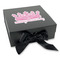Birthday Princess Gift Boxes with Magnetic Lid - Black - Front (angle)