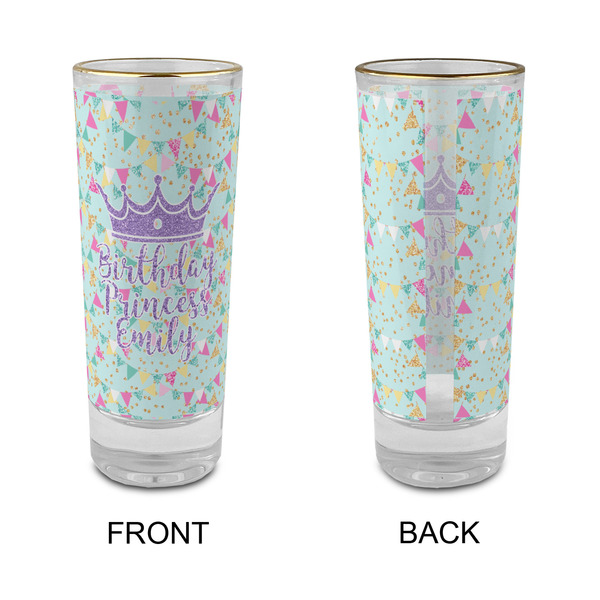 Birthday Princess Glass Shot Glass - 2 oz - Single - APPROVAL