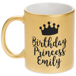 Birthday Princess Metallic Mug (Personalized)