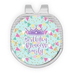 Birthday Princess Golf Ball Marker - Hat Clip - Silver