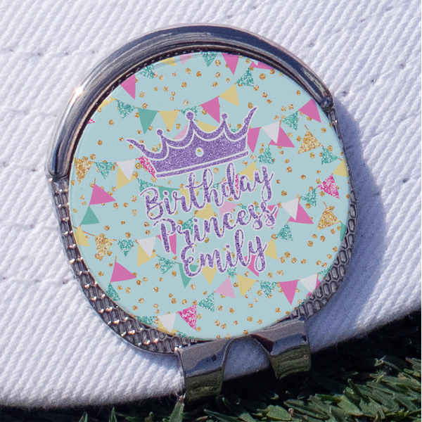 Custom Birthday Princess Golf Ball Marker - Hat Clip