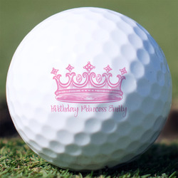 Birthday Princess Golf Balls - Non-Branded - Set of 3 (Personalized)