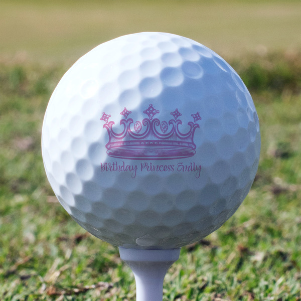 Birthday Princess Golf Ball - Non-Branded - Tee