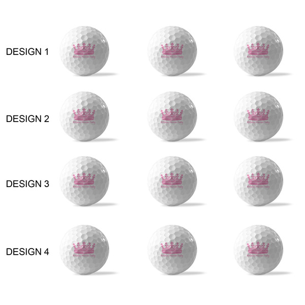 Birthday Princess Golf Balls - Generic - Set of 12 - APPROVAL