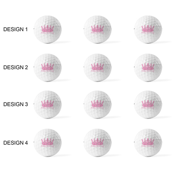Birthday Princess Golf Balls - Titleist - Set of 12 - APPROVAL