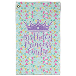 Birthday Princess Golf Towel - Poly-Cotton Blend w/ Name or Text