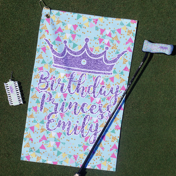 Custom Birthday Princess Golf Towel Gift Set (Personalized)