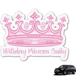 Birthday Princess Graphic Car Decal (Personalized)