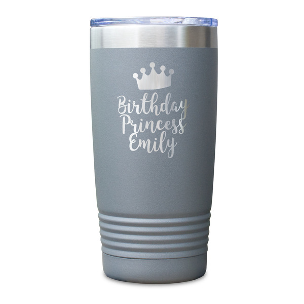 Birthday Princess Gray Polar Camel Tumbler - 20oz - Single Sided - Approval